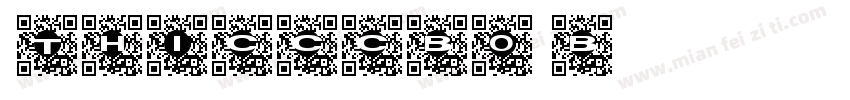 THICCCBOl Black字体转换